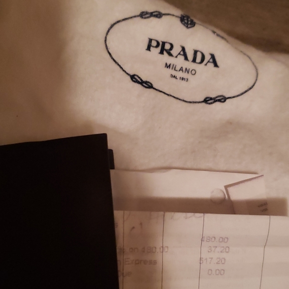 Prada coral leather belt with jeweled buckle - Picture 2 of 4